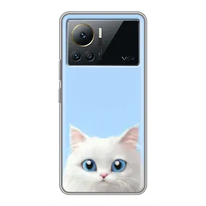 Чехол на тематику: Коты для Infinix Note 12 Pro (4G) (Белый кот)