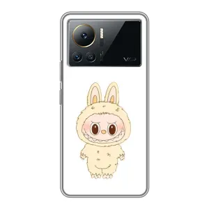 Чохол з принтом Лабубу для Infinix Note 12 Pro (4G) (Бежевий Лабубу)