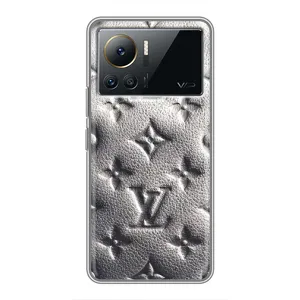 Текстурний Чохол Louis Vuitton для Інфінікс Нот 12 про 4 джі (Бежевий ЛВ)