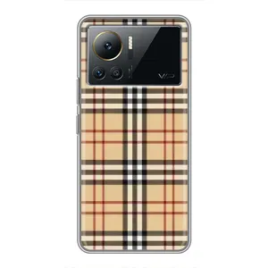 Чохол з Брендами одягу на Інфінікс Нот 12 про 4 джі (Burberry стиль)