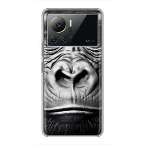 Чехлы с Горилой на Инфиникс Ноут 12 Pro (4G) (Черная обезьяна)