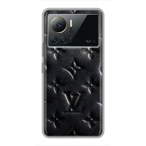 Текстурний Чохол Louis Vuitton для Інфінікс Нот 12 про 4 джі (Чорний ЛВ)