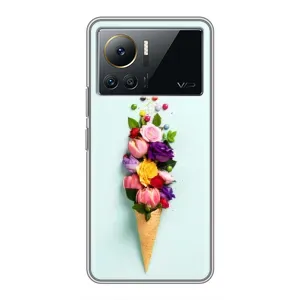Чехлы с тематикой "ЦВЕТЫ" на Infinix Note 12 Pro (4G) (Цветок-мороженное)