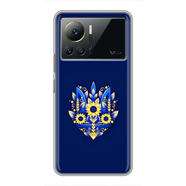 Чехол с рисунком «Цветущий Герб» для Infinix Note 12 Pro (4G)