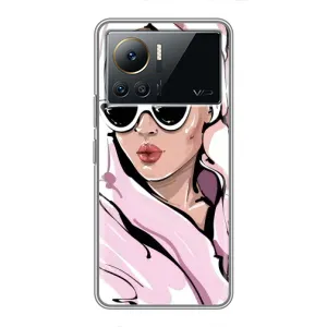 Чохол з картинкою Модні Дівчата Infinix Note 12 Pro (4G) (Дівчина в халаті)