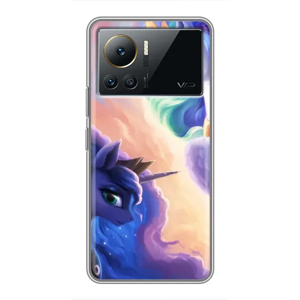 Чехол с рисунком «Единорожки на тучках» для Infinix Note 12 Pro (4G) Чехол с рисунком «Единорожки на тучках» для Infinix Note 12 Pro (4G)