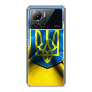 Чохол з картинкою (Патріотичний ГЕРБ) на Infinix Note 12 Pro (4G) (Герб і Прапор України)