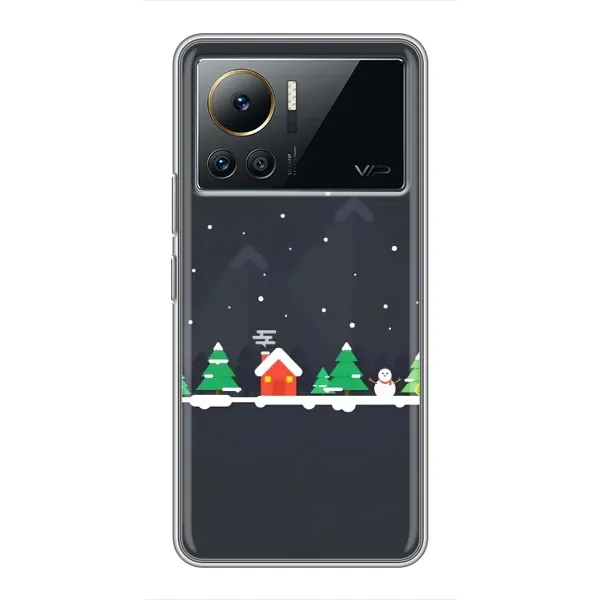 Чехол с рисунком «Город зимний» для Infinix Note 12 Pro (4G) Чехол с рисунком «Город зимний» для Infinix Note 12 Pro (4G)
