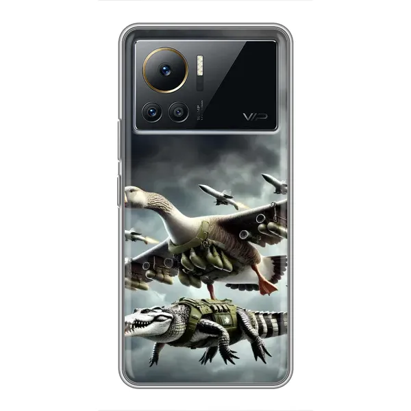 Чехол с рисунком «Гусини и крокодило» для Infinix Note 12 Pro (4G) Чехол с рисунком «Гусини и крокодило» для Infinix Note 12 Pro (4G)