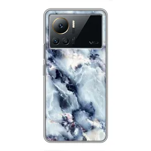 Чехол с текстурой Мрамора на Инфиникс Ноут 12 Pro (4G) (Изумрудный мрамор)