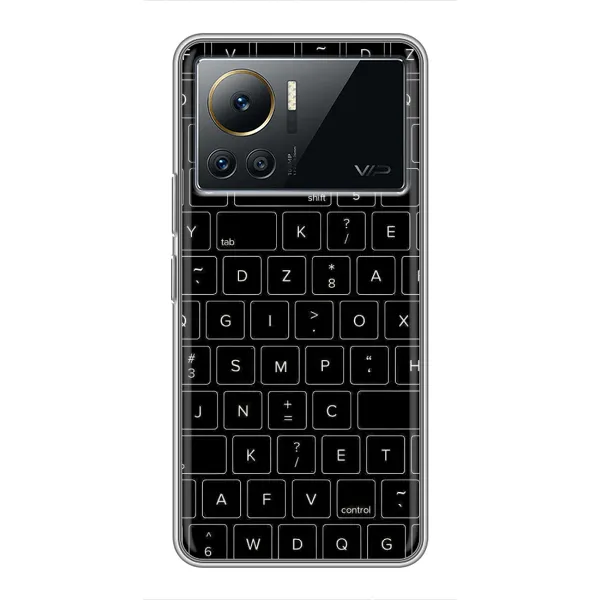 Чехол с рисунком «Клавиатура» для Infinix Note 12 Pro (4G)