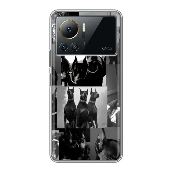 Чехол с рисунком «Коллаж Доберман» для Infinix Note 12 Pro (4G) Чехол с рисунком «Коллаж Доберман» для Infinix Note 12 Pro (4G)