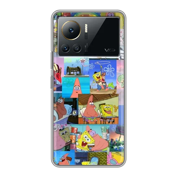 Чехол с рисунком «Комиксы Спанч Боб» для Infinix Note 12 Pro (4G) Чехол с рисунком «Комиксы Спанч Боб» для Infinix Note 12 Pro (4G)
