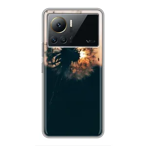 Силиконовый Чехол с одуванчиками на Infinix Note 12 Pro (4G) (Красивый одуванчик)