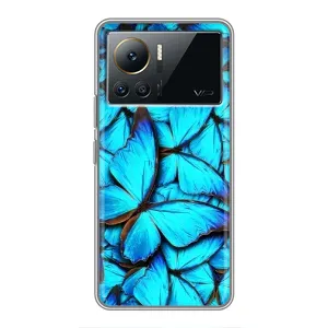Силиконовый бампер с картинкой животных для Infinix Note 12 Pro (4G) (Крылья бабочек)