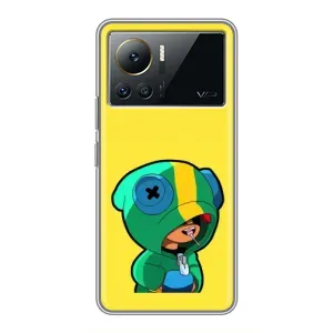 Чехол Бравл Старс для Infinix Note 12 Pro (4G) (Леон (LEON))