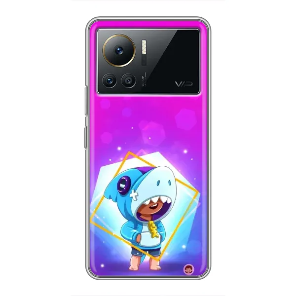 Чехол с рисунком «Леон в костюме Акулы» для Infinix Note 12 Pro (4G)