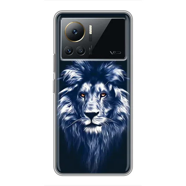 Чехол с рисунком «Лев - синий» для Infinix Note 12 Pro (4G) Чехол с рисунком «Лев - синий» для Infinix Note 12 Pro (4G)