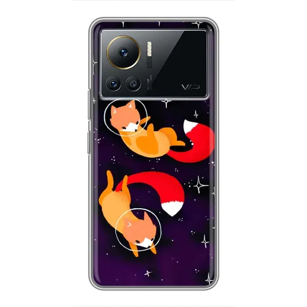 Чехол с рисунком «Лисы» для Infinix Note 12 Pro (4G) Чехол с рисунком «Лисы» для Infinix Note 12 Pro (4G)