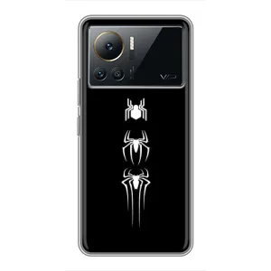 Чехол Супергерой Человека Паука на Infinix Note 12 Pro (4G) (Лого паука)