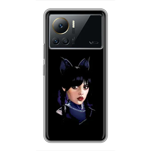 Чехол с рисунком «Милая Уэнсдей» для Infinix Note 12 Pro (4G)
