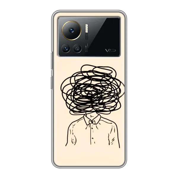 Чехол с рисунком «Мысли» для Infinix Note 12 Pro (4G) Чехол с рисунком «Мысли» для Infinix Note 12 Pro (4G)