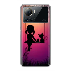 Чехол с рисунком «На качели» для Infinix Note 12 Pro (4G)