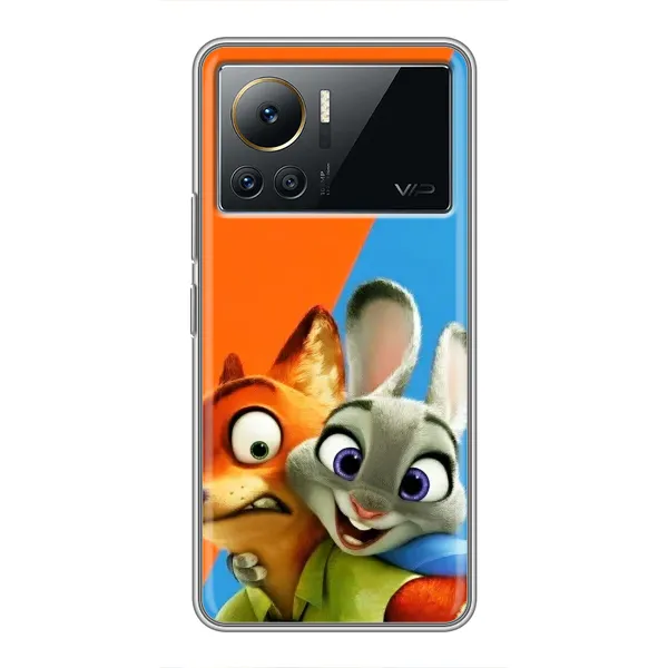 Чехол с рисунком «Ник и Хопс» для Infinix Note 12 Pro (4G)