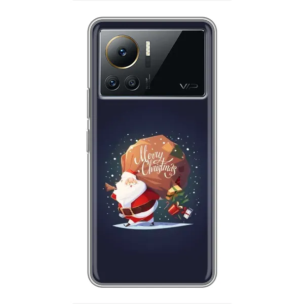 Чехол с рисунком «Подарки от Санты» для Infinix Note 12 Pro (4G)