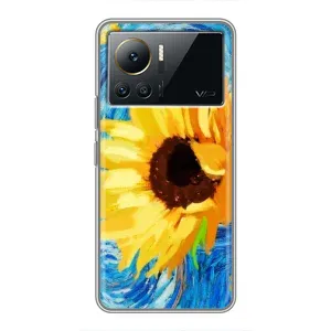 Чехлы с картинкой Подсолнухов для Инфиникс Ноут 12 Pro (4G) (Подсолнух цветок)