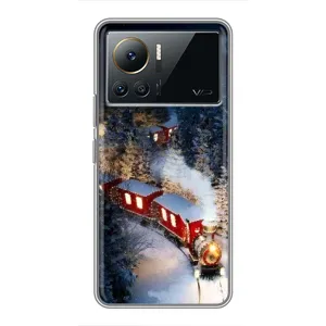 Силиконовый бампер на рождество для Infinix Note 12 Pro (4G) (Поезд)