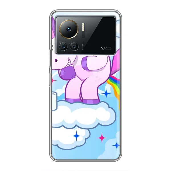 Чехол с рисунком «Радуга единорожка» для Infinix Note 12 Pro (4G) Чехол с рисунком «Радуга единорожка» для Infinix Note 12 Pro (4G)