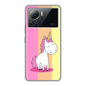 Чехол Unicorn на Infinix Note 12 Pro (4G) (Радужный Единорог)