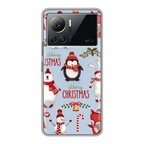 Чехол с рисунком «Рождественский» для Infinix Note 12 Pro (4G)