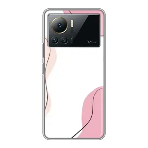 Чехол цветочный дизайн для Infinix Note 12 Pro (4G) (Розовый фон)