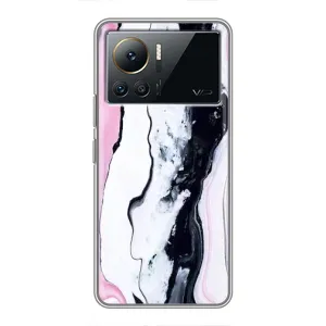 Чехлы с тематикой "Мрамор" на Инфиникс Ноут 12 Pro (4G) (Розовый мрамор)