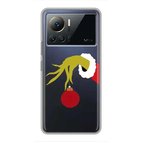 Чехол с рисунком «Рука Гринча» для Infinix Note 12 Pro (4G) Чехол с рисунком «Рука Гринча» для Infinix Note 12 Pro (4G)