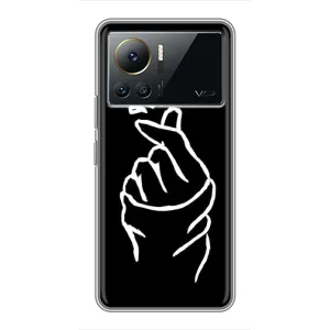 Чохол (Знак сердечка) для Infinix Note 12 Pro (4G) (Сердечко на чорному)