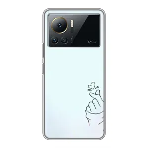 Чохол (Знак сердечка) для Infinix Note 12 Pro (4G) (Сердечко на блакитному)