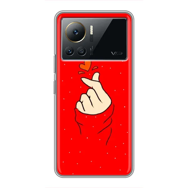 Чехол с рисунком «Сердце на красном» для Infinix Note 12 Pro (4G) Чехол с рисунком «Сердце на красном» для Infinix Note 12 Pro (4G)