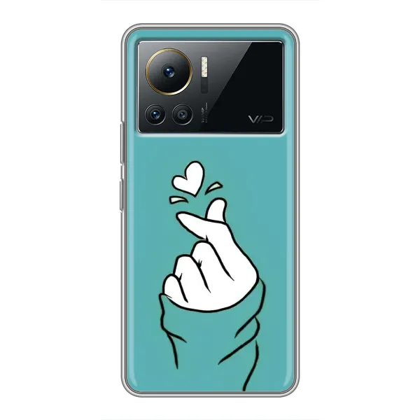 Чехол с рисунком «Сердечко на бирюзовом» для Infinix Note 12 Pro (4G) Чехол с рисунком «Сердечко на бирюзовом» для Infinix Note 12 Pro (4G)