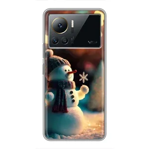 Чехлы на Новый Год Infinix Note 12 Pro (4G) (Снеговик праздничный)