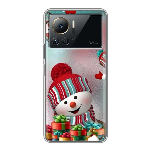 Чехол с рисунком «Снеговик в шапке» для Infinix Note 12 Pro (4G) Чехол с рисунком «Снеговик в шапке» для Infinix Note 12 Pro (4G)