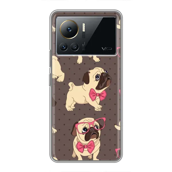 Чехол с рисунком «Собачки Мопсики» для Infinix Note 12 Pro (4G) Чехол с рисунком «Собачки Мопсики» для Infinix Note 12 Pro (4G)