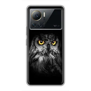 Чехлы с принтом СОВЫ для Infinix Note 12 Pro (4G) (Сова на чёрном)