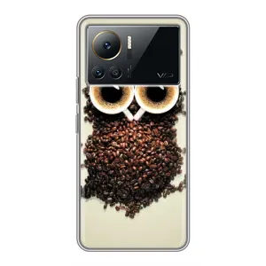 Чехлы с принтом СОВЫ для Infinix Note 12 Pro (4G) (Сова с зерен кофе)