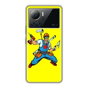 Силіконовий бампер (Працівники) на Infinix Note 12 Pro (4G) (Будівельник)