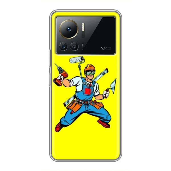 Чехол с рисунком «Строитель» для Infinix Note 12 Pro (4G) Чехол с рисунком «Строитель» для Infinix Note 12 Pro (4G)