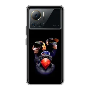 Чехлы с Горилой на Инфиникс Ноут 12 Pro (4G) (Три обезьяны)