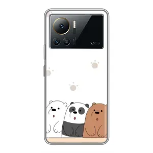 Чехлы с изображением разных животных для Infinix Note 12 Pro (4G) (Удивленные медвеженки)